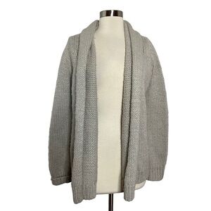 Joie Wool Alpaca Blend Open Front Sweater Cardigan